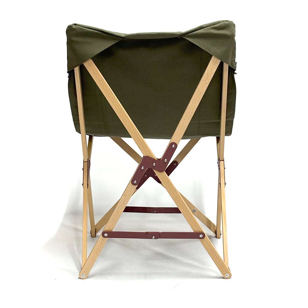"PARAGON" FOLDING CAMP CHAIR OLIVE