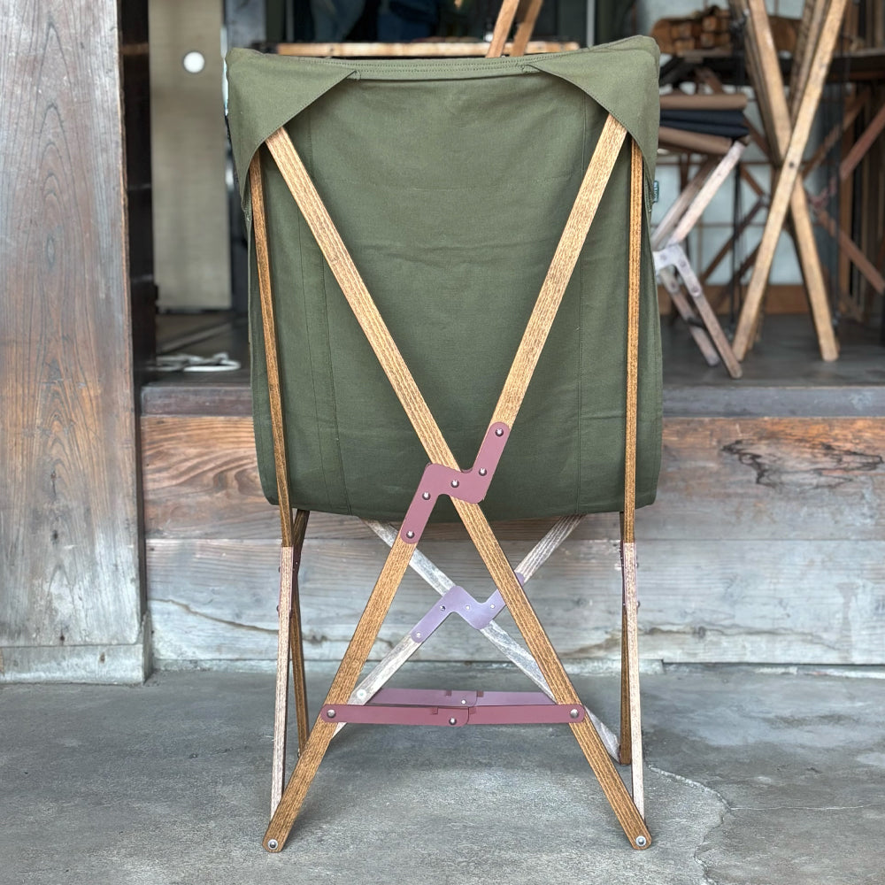 "PARAGON" FOLDING CAMP CHAIR HIGH BACK TYPE OLIVE