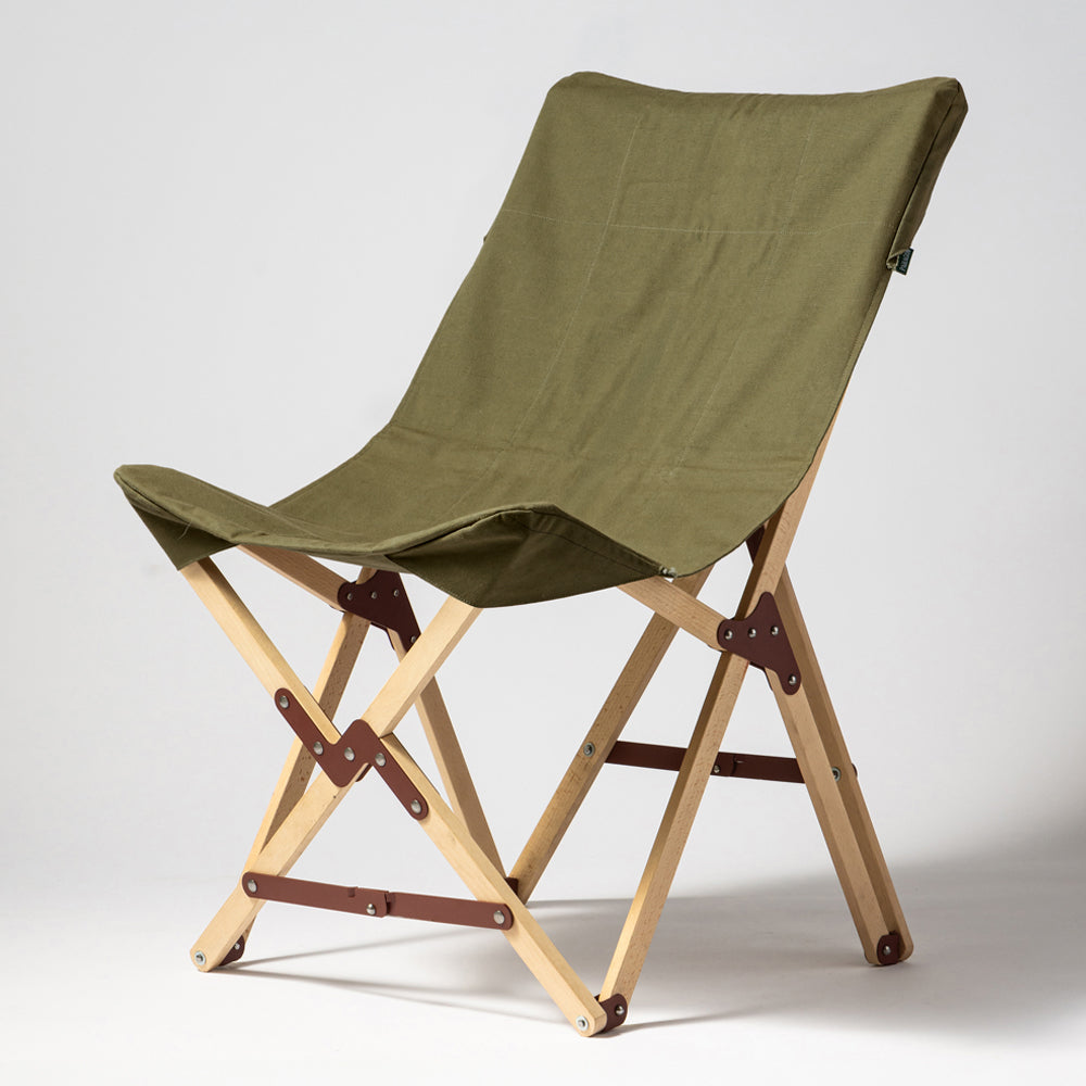 "PARAGON" FOLDING CAMP CHAIR OLIVE