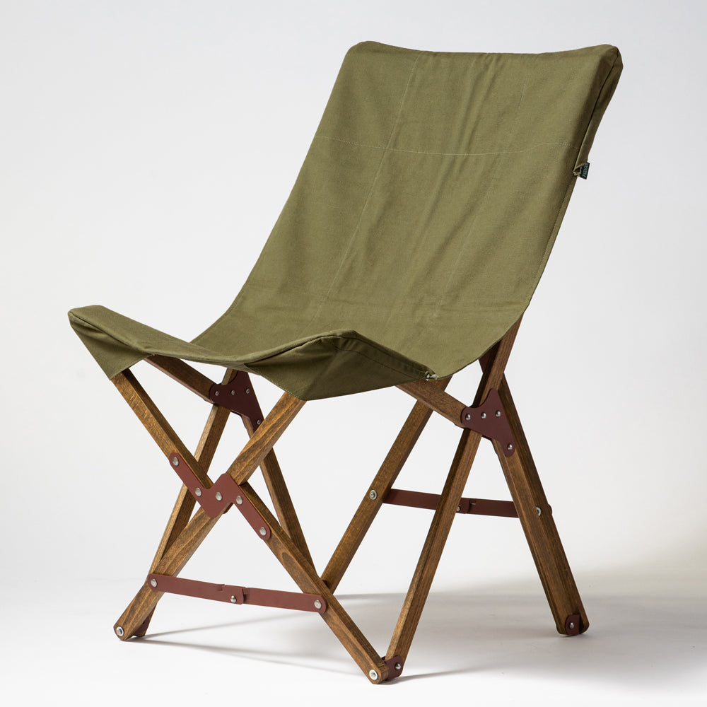 "PARAGON" FOLDING CAMP CHAIR OLIVE
